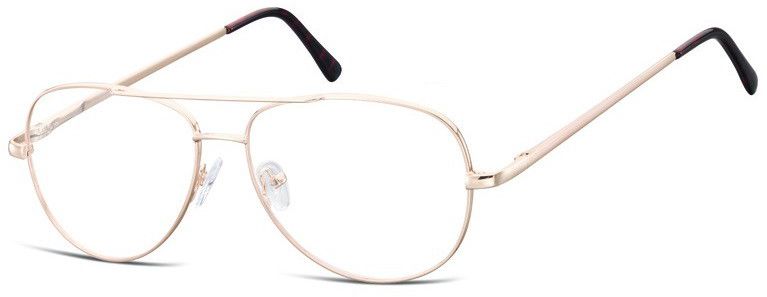 Sunoptic Aviator zerowki Okulary Oprawki metalowe korekcyjne 790C