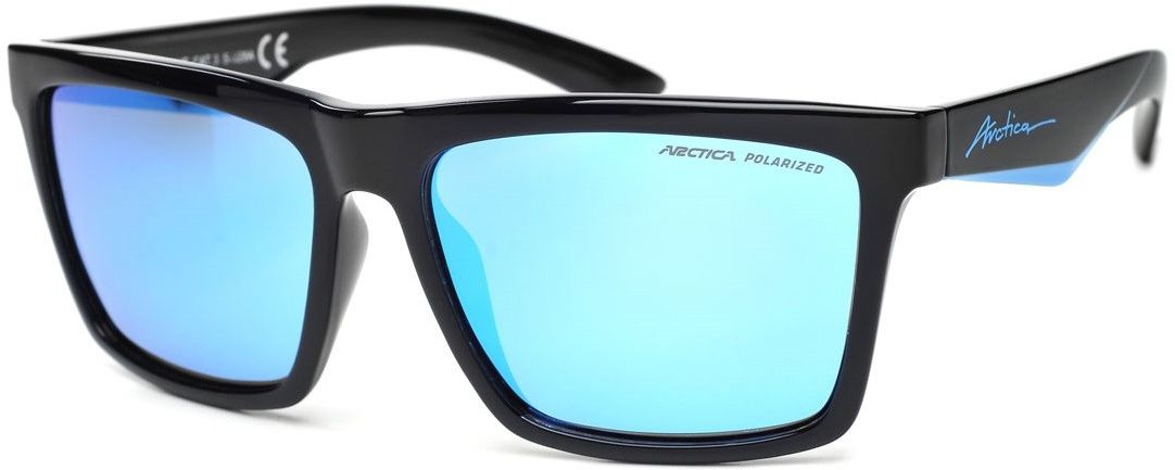 Arctica Okulary S-328A lustrzane polaryzacyjne czarne S-328A