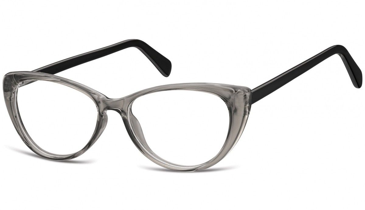 Sunoptic Okulary oprawki zerówki korekcyjne Kocie Oczy AC19G