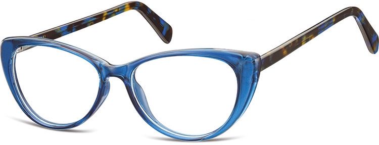 Sunoptic Okulary oprawki zerówki korekcyjne Kocie Oczy AC19C