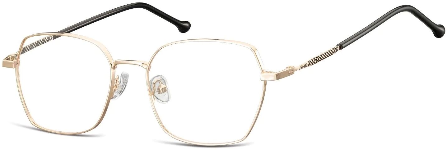 Sunoptic Okulary oprawki zerówki metalowe korekcyjne L124C