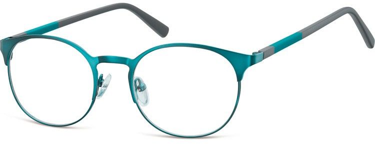 Sunoptic Okulary oprawki okrągłe metalowe 995C