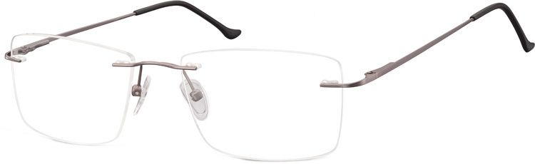 Sunoptic Bezramkowe patentki Okulary oprawki korekcyjne 984B jasno-grafitowe