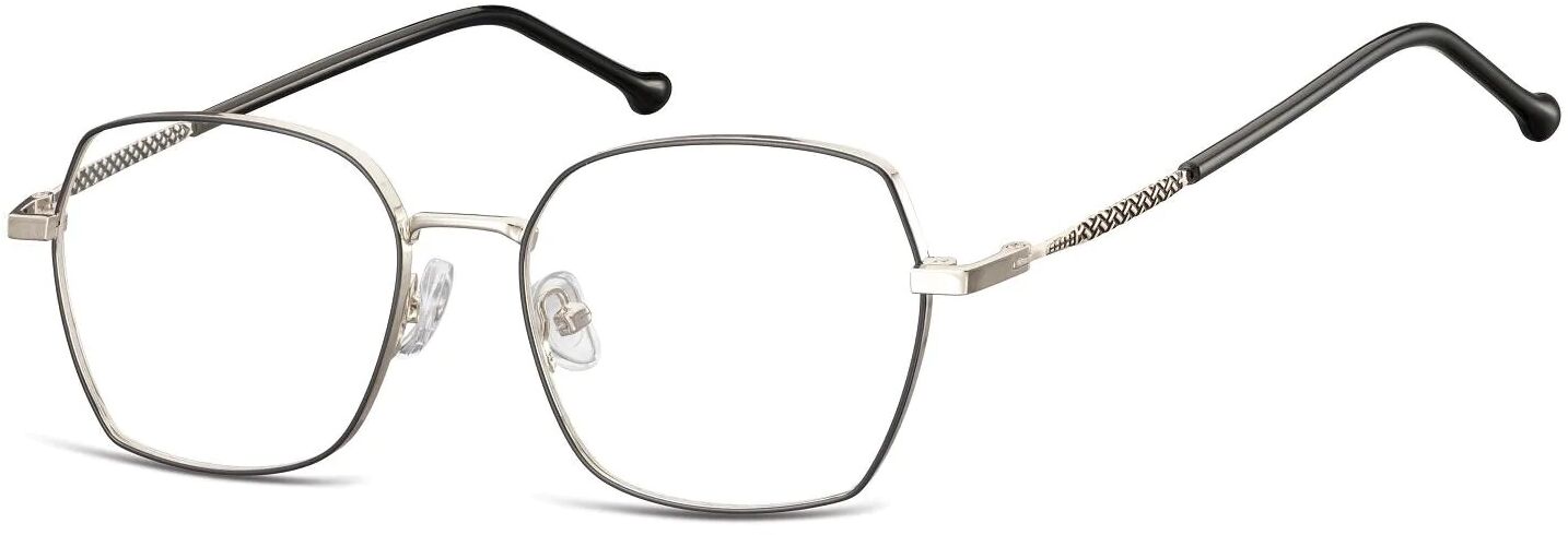 Sunoptic Okulary oprawki zerówki metalowe korekcyjne L124B