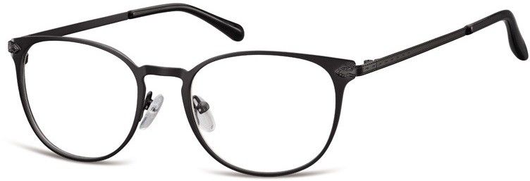 Sunoptic Okulary Oprawki damskie kocie oczy stalowe 992 czarne