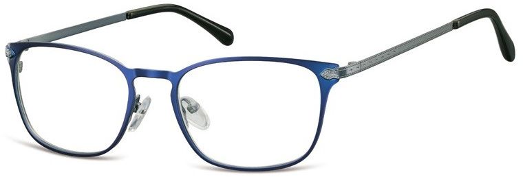 Sunoptic Oprawki okularowe kocie oczy damskie stalowe 991C granatowe