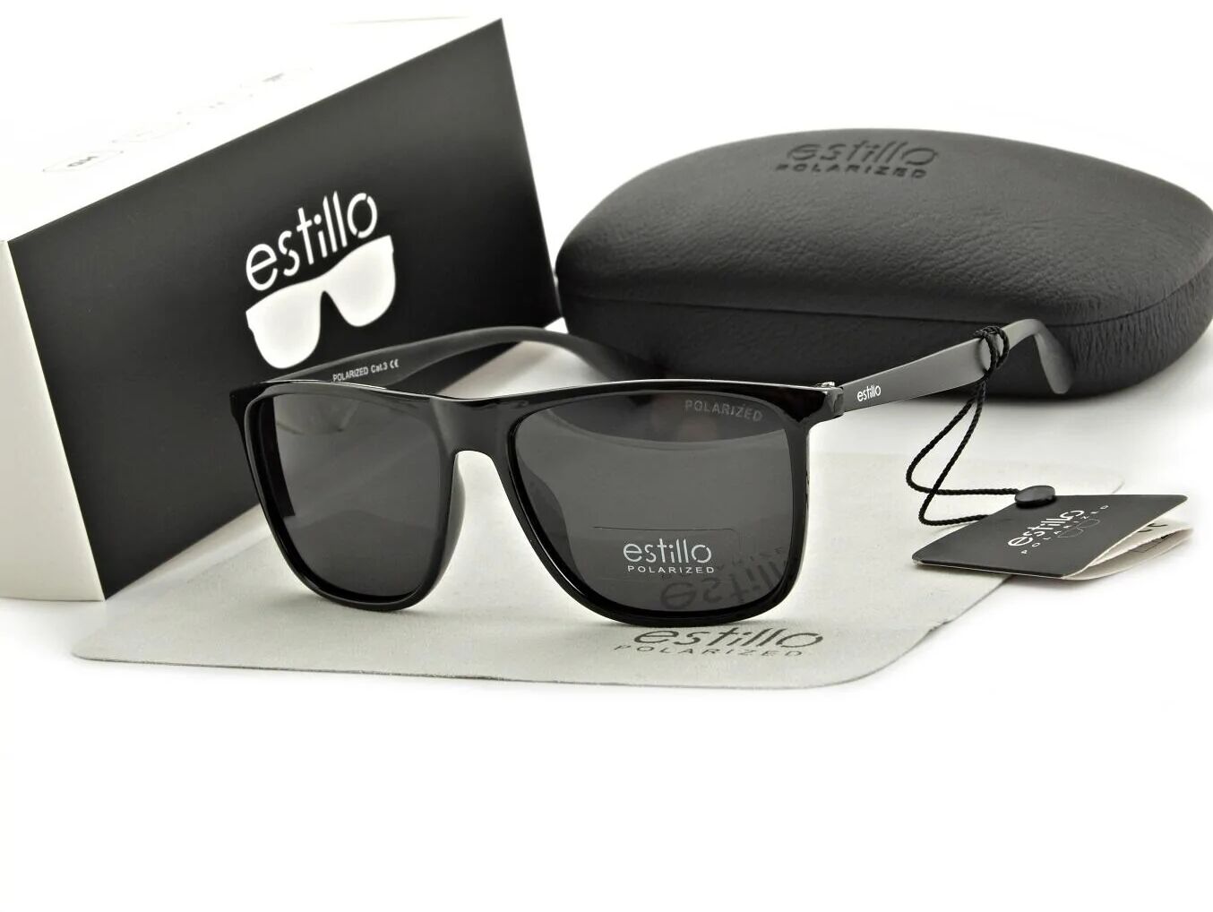 ESTILLO Przeciwsłoneczne męskie okulary z polaryzacją EST-408-1 Estillo EST-408-1