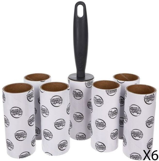 5five Simply Smart Szczotka do czyszczenia ubrań z sierści + 6 końcówek