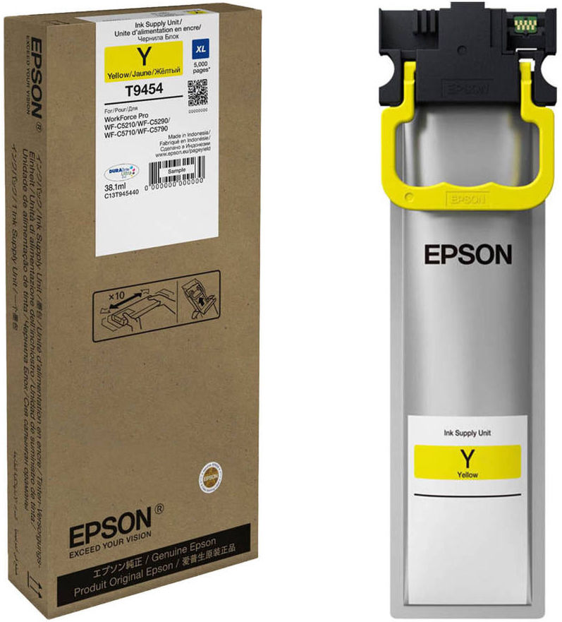 Tusz Epson T9454 Yellow WF-C5210/C5290/C5710/C5790 5K oem C13T945440 C13T945440