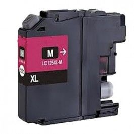 Zamiennik BROTHER LC125 MAGENTA tusz do drukarki DCP-J4410 DCP-J4310 MFC-J4410 oem LC125XLM wiekszy od LC123C