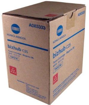 Oryginalny Toner Minolta C25 Magenta oem A0X5353 toner TNP27 Toner Konica-Minolta C25 TNP-27 magenta A0X5353