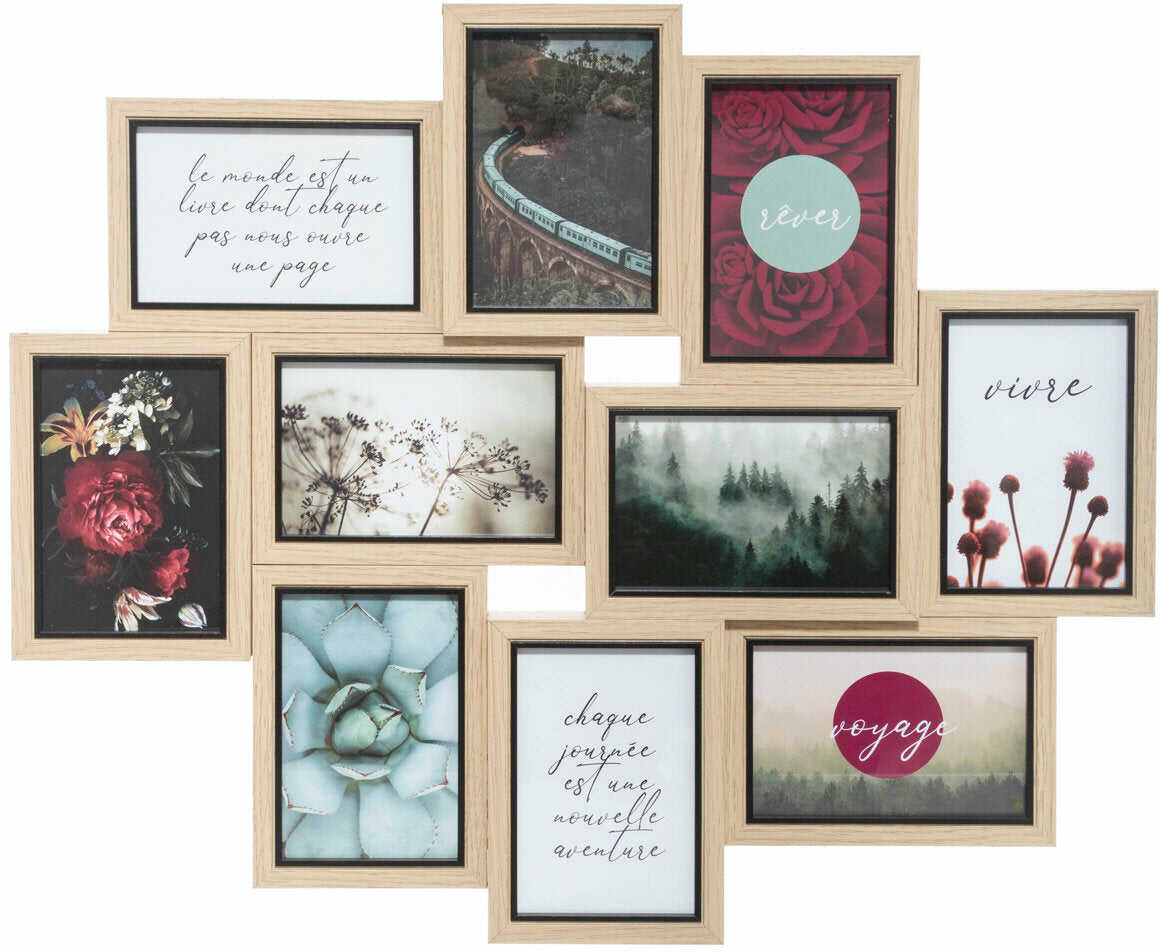 Atmosphera Ramka na 10 zdjęć KYLE, 49 x 58,5 cm