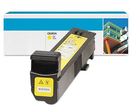 Zamiennik Toner HP CB 382A YELLOW żółtyi toner do drukarki HP Color Laserjet CP 6015 HP CB382A