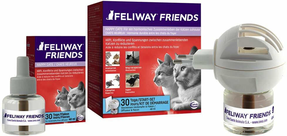 Feliway Friends dyfuzor z feromonem C.A.P. - 2 flakoniki 48 ml (bez dyfuzora) Dostawa GRATIS!