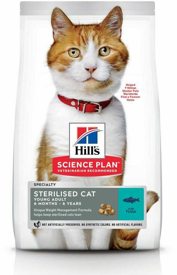 Hills Science Plan Adult Sterilised, tuńczyk - 1,5 kg