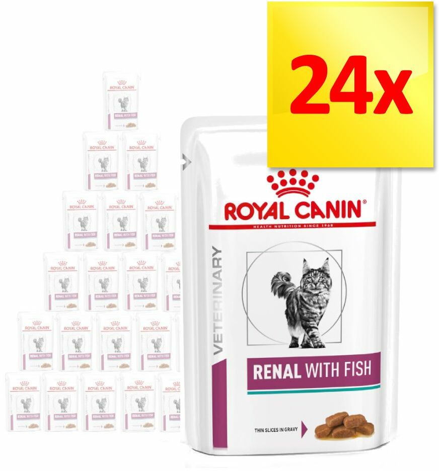Royal Canin Veterinary Diet - Renal z rybą - 24 x 85 g
