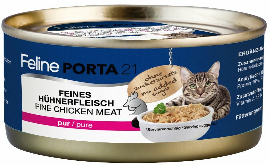 Feline Porta 21, 6 x 156 g - Kitten Kurczak z ryżem