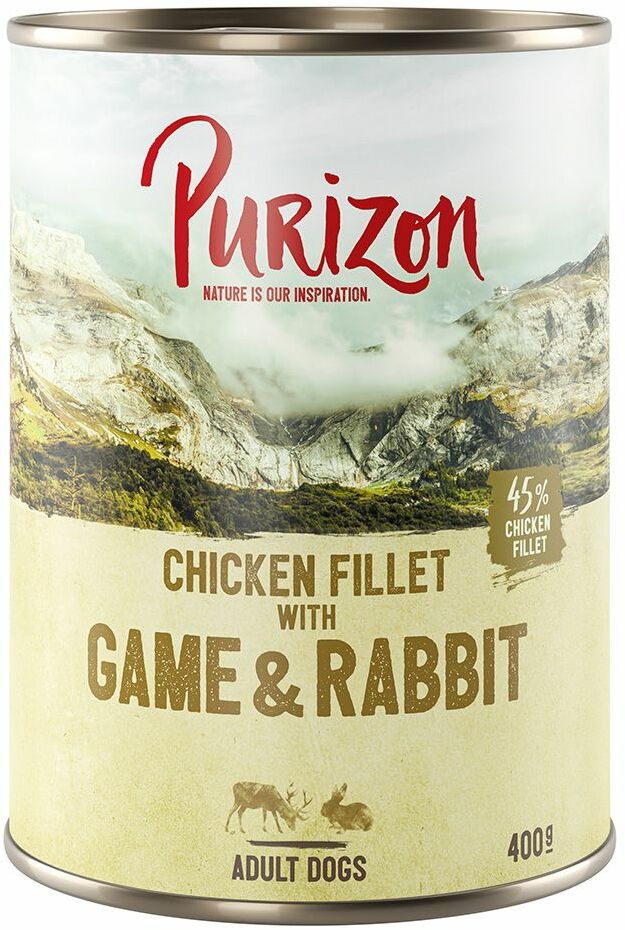 Purizon Purizon Adult, 6 x 400 g - Łosoś ze szpinakiem i kokosem