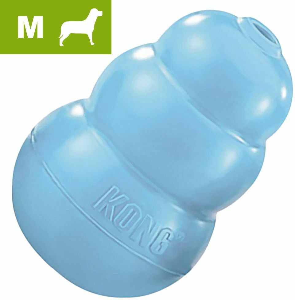 Kong Puppy koloru niebieskiego, M - 8 x 5,5 x 5,5 cm
