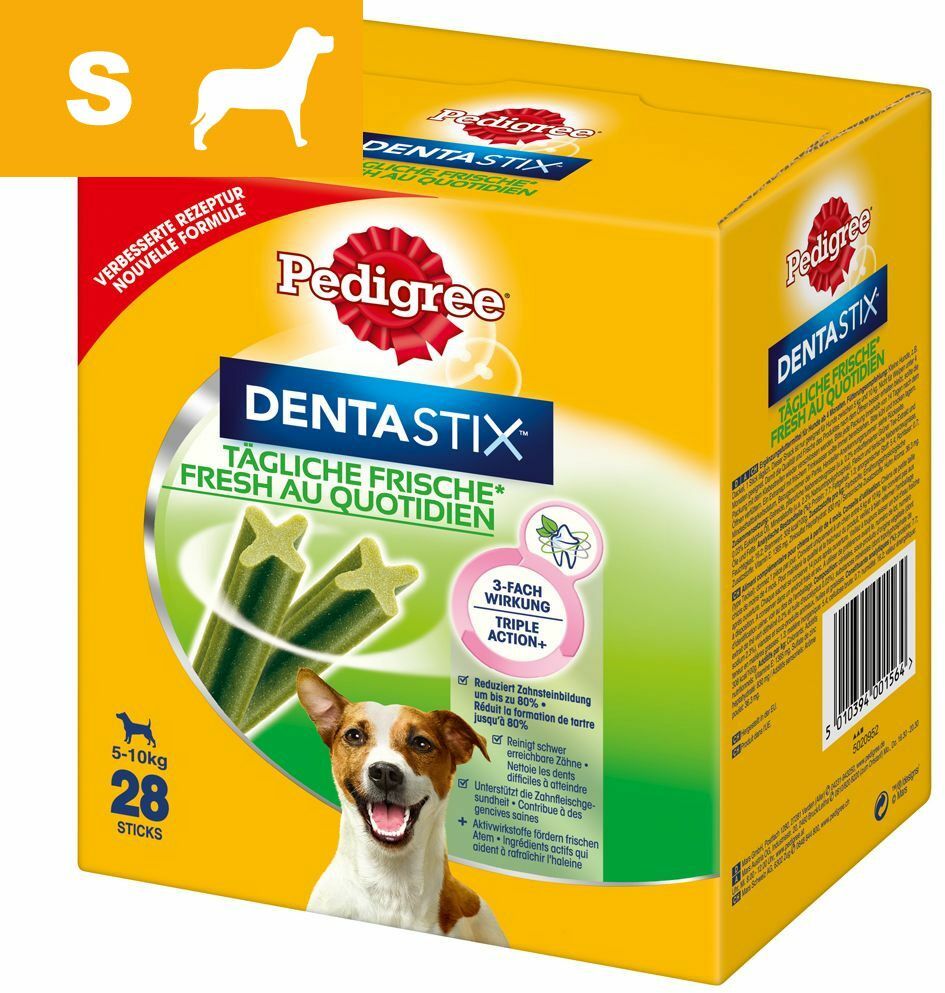 Pedigree DentaStix Fresh Small - Dla małych psów, 440 g, 28 sztuk