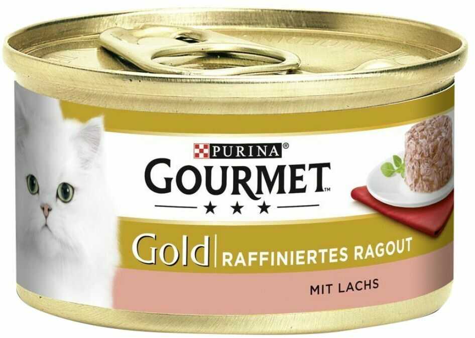 Gourmet Gold Ragout, 12 x 85 g - Łosoś