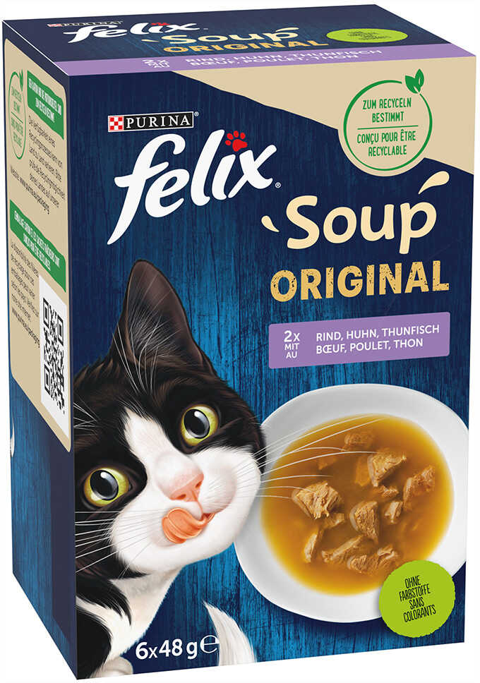 Felix Soup - Różnorodność smaków, 18 x 48 g