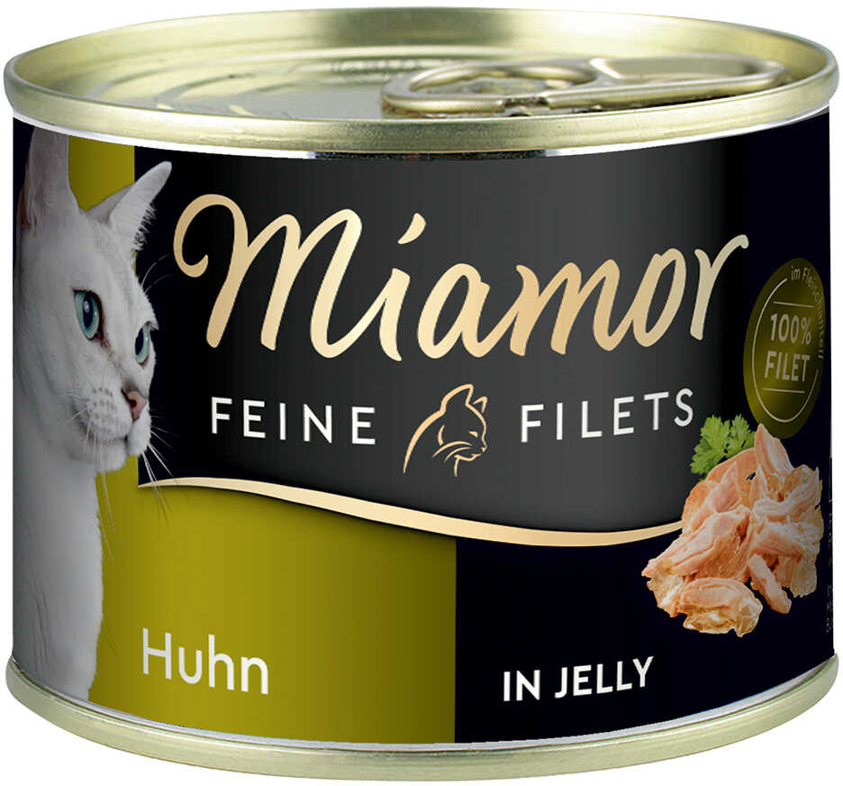 Miamor Feine Filets w galarecie, 6 x 185 g - Kurczak