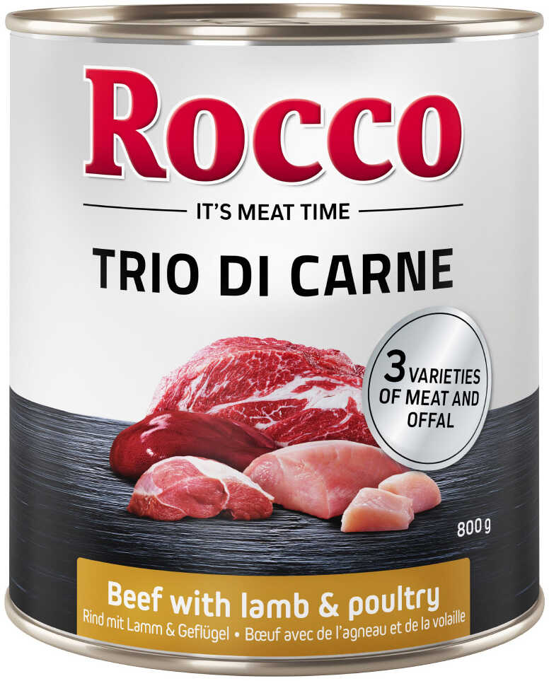 Rocco Classic Trio di Carne edycja specjalna - 24 x 800g