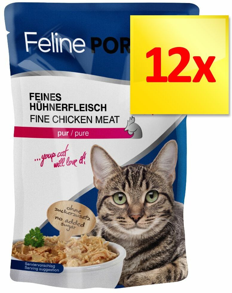 Zestaw Feline Porta 21 w saszetkach 12 x 100 g - Kurczak w sosie własnym