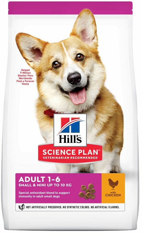 Hills Science Plan Science Plan Adult 16 Light Small & Mini, z kurczakiem - 2 x 6 kg