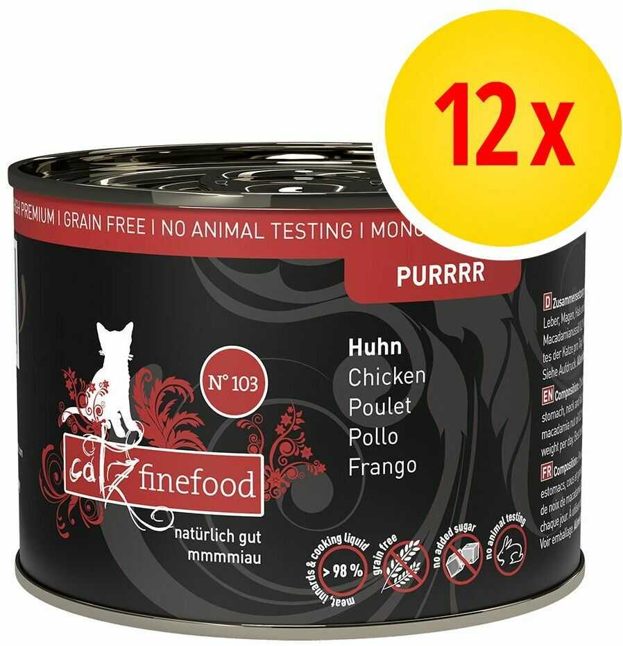 Catz Finefood Purrrr w puszkach, 12 x 200 g / 190 g - No. 113, owca (12 x 200 g)