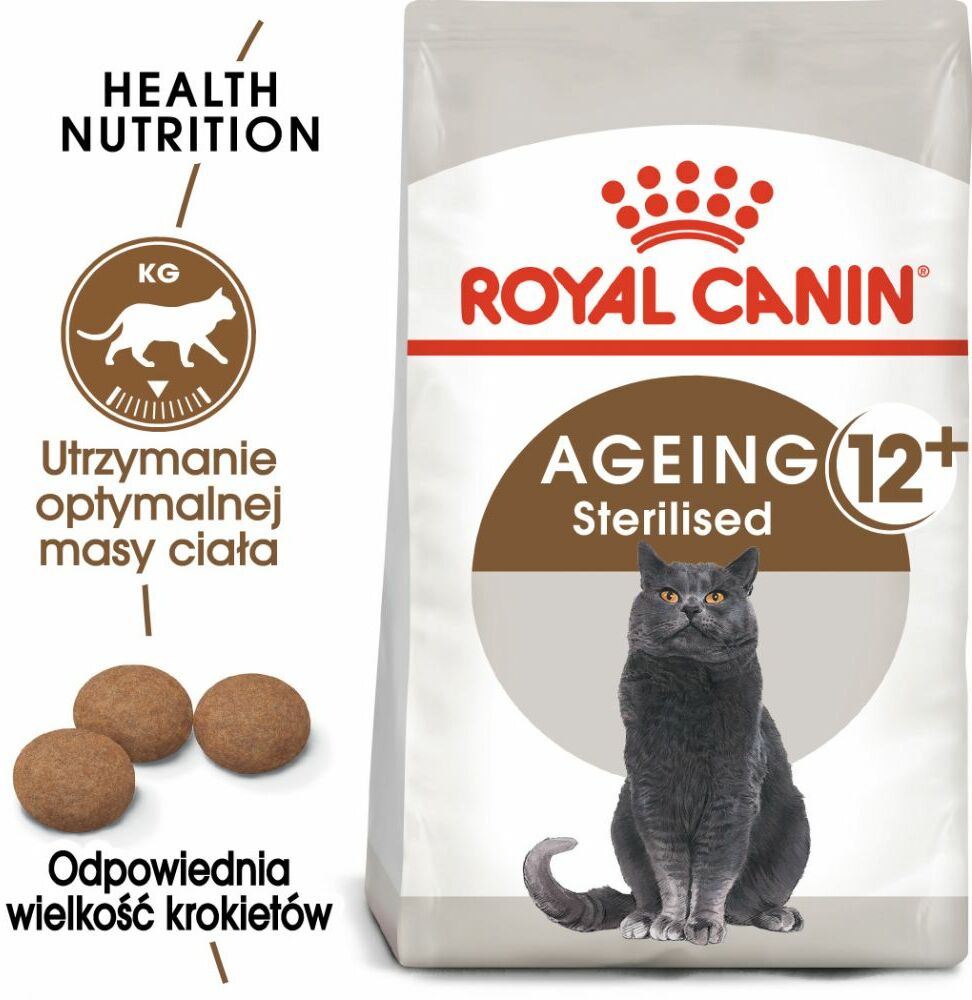 Royal Canin Kot CAT Ageing Sterilised 12+ (Senior) 4kg