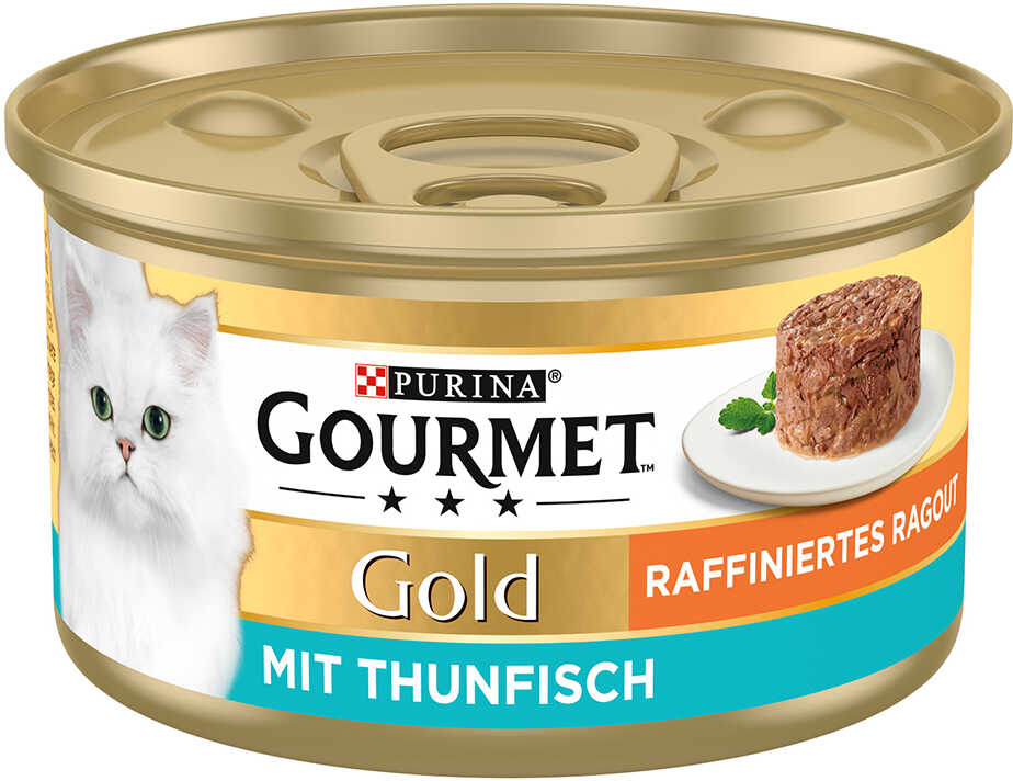 Gourmet Gold Ragout, 48 x 85 g - Tuńczyk