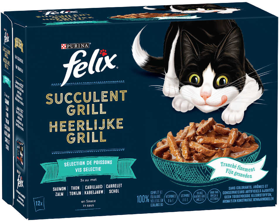 Felix Tasty Shreds, 12 x 80 g - Rybne smaki