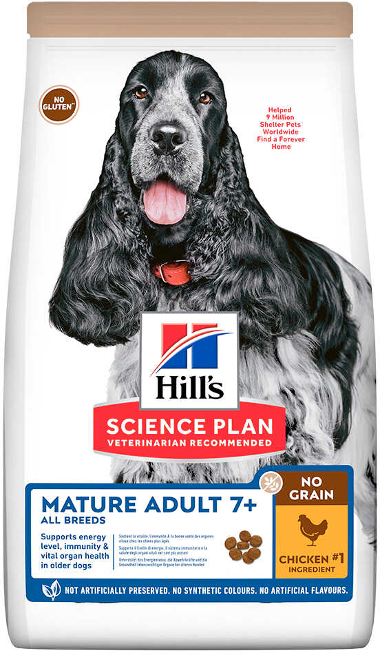 Hills Science Plan Science Plan Mature Adult 7+ No Grain, kurczak - 14 kg