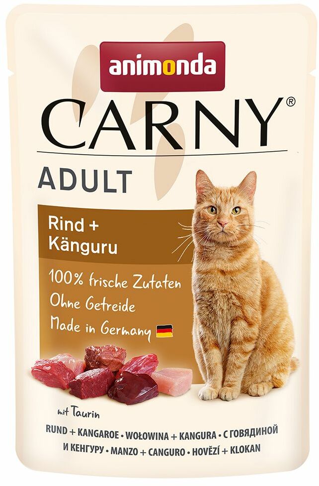 Animonda Carny, 12 x 85 g - Wołowina i perliczka