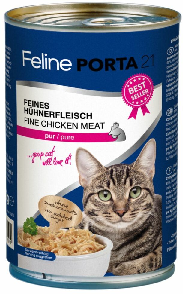 Feline Porta 21, 6 x 400 g - Tuńczyk z wołowiną