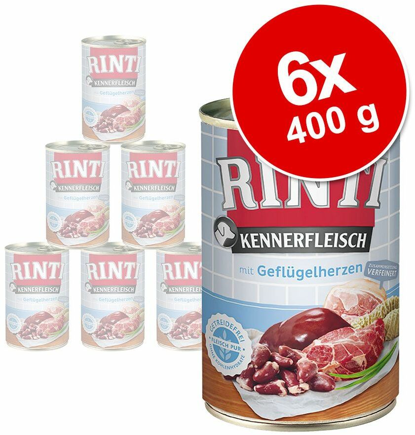 Rinti Pur Kennerfleisch 6 x 400 g - Dziczyzna