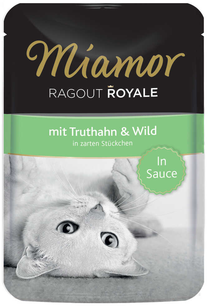 Miamor Ragout Royale w sosie, 22 x 100 g - Indyk z dziczyzną