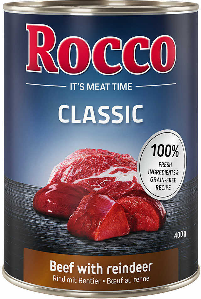 Rocco Classic, 6 X 400 G - Wołowina Z Reniferem