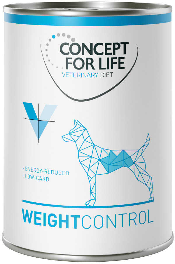 Concept for Life VET Pakiet Concept for Life Veterinary Diet dla psa, 24 x 400 g  - Weight Control