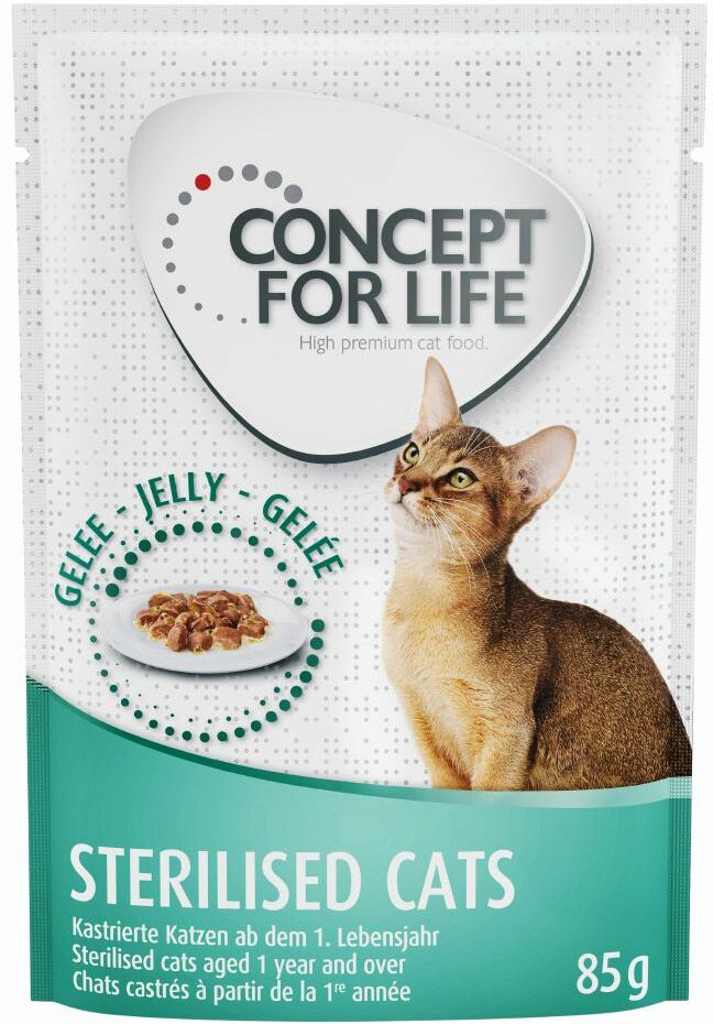 Concept for Life Sterilised Cats w galarecie - 48 x 85 g Dostawa GRATIS!