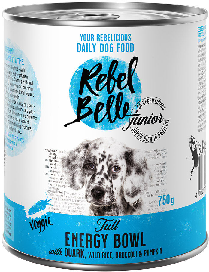 Rebel Belle Junior Full Energy Bowl - veggie - 6 x 750 g