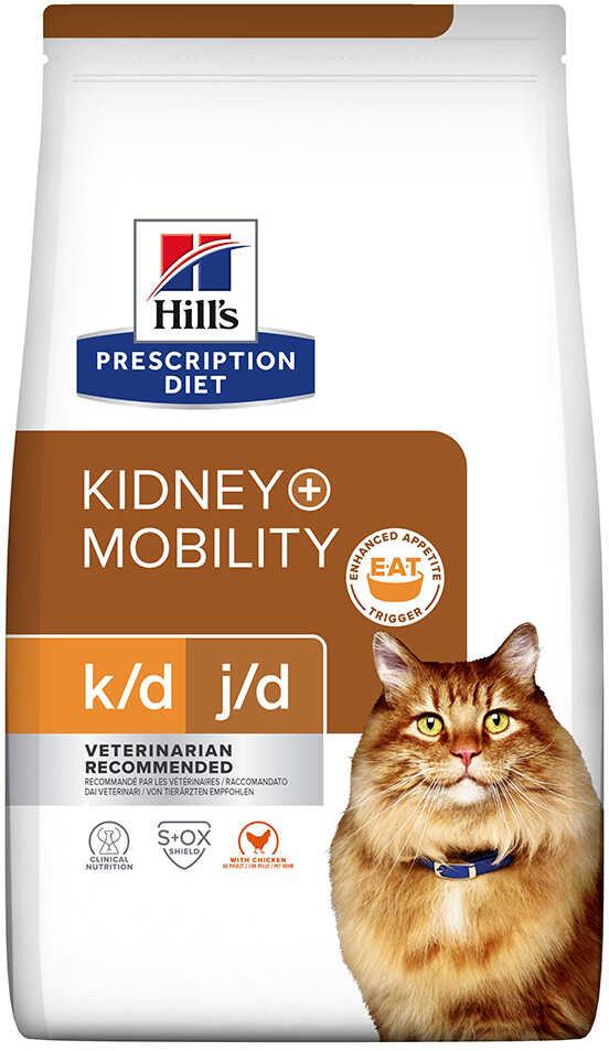 Hills Prescription Diet Feline k/d + Mobility - 2 x 3 kg Dostawa GRATIS!