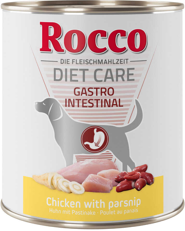 Rocco Diet Care Gastro Intestinal, kurczak z pasternakiem, 800 g - 6 x 800 g