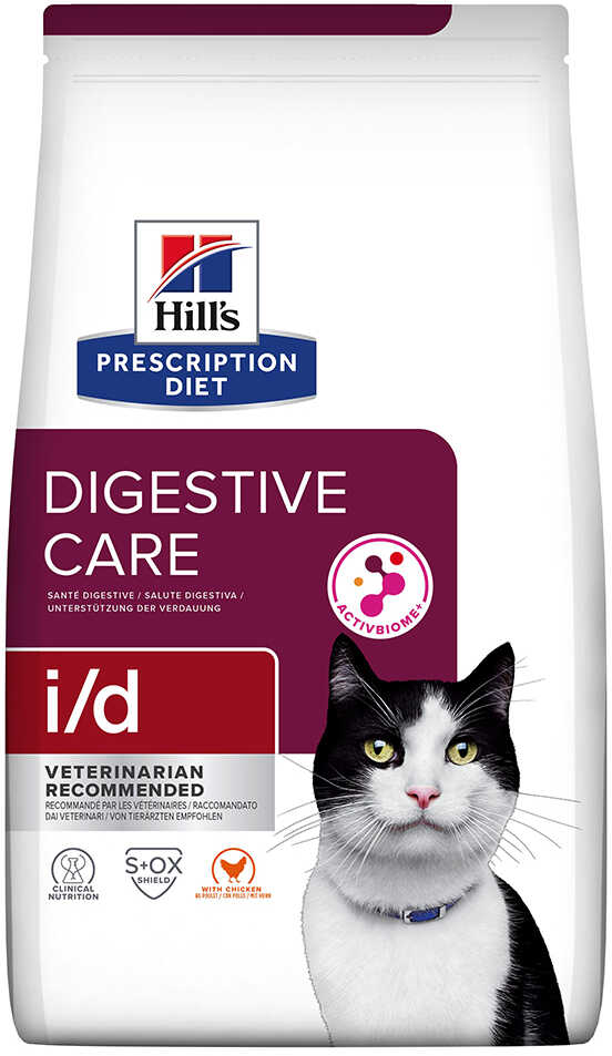 Hills Prescription Diet i/d Digestive Care, karma dla kota z kurczakiem - 1,5 kg