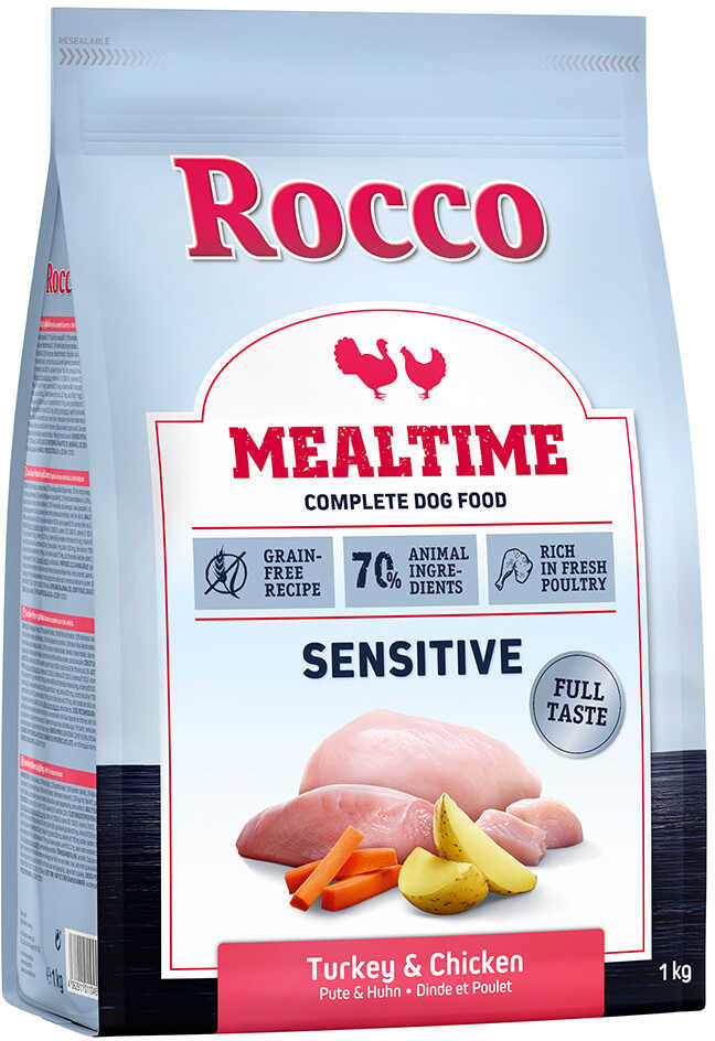 Rocco Mealtime Sensitive, indyk i kurczak - 1 kg