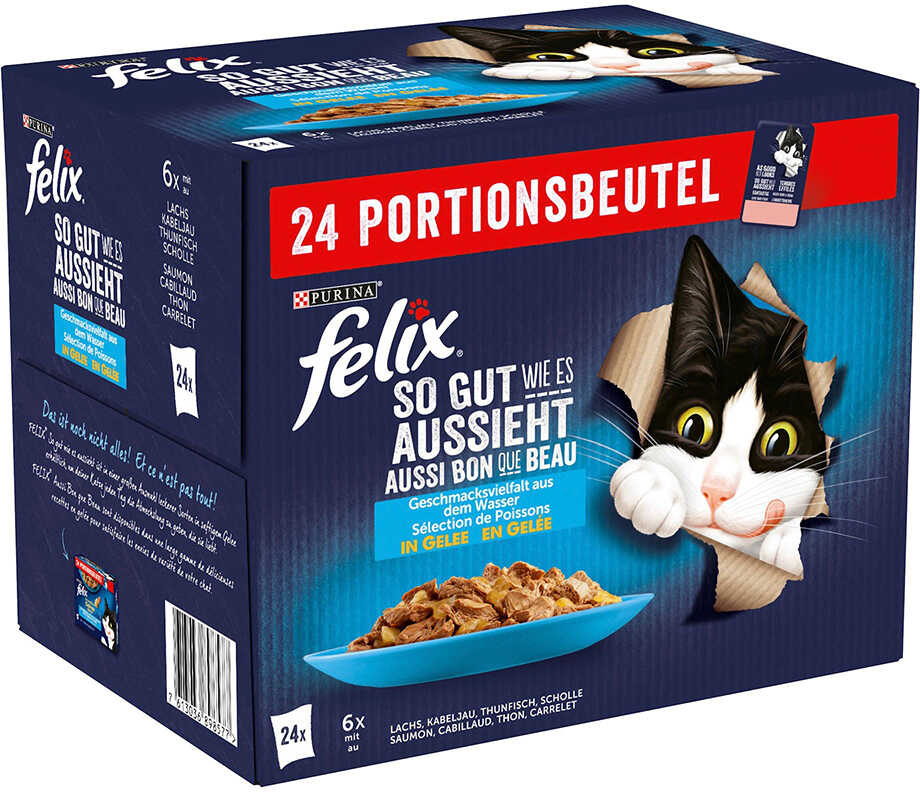 Zestaw Felix Fantastic So gut wie es aussieht, 48 x 85 g - Rybne smaki