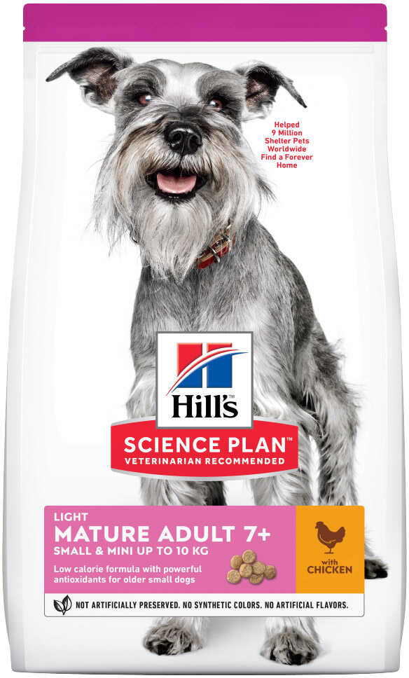 Hills Science Plan Science Plan Mature Adult 7+ Small & Mini Light, kurczak - 2x 2,5 kg