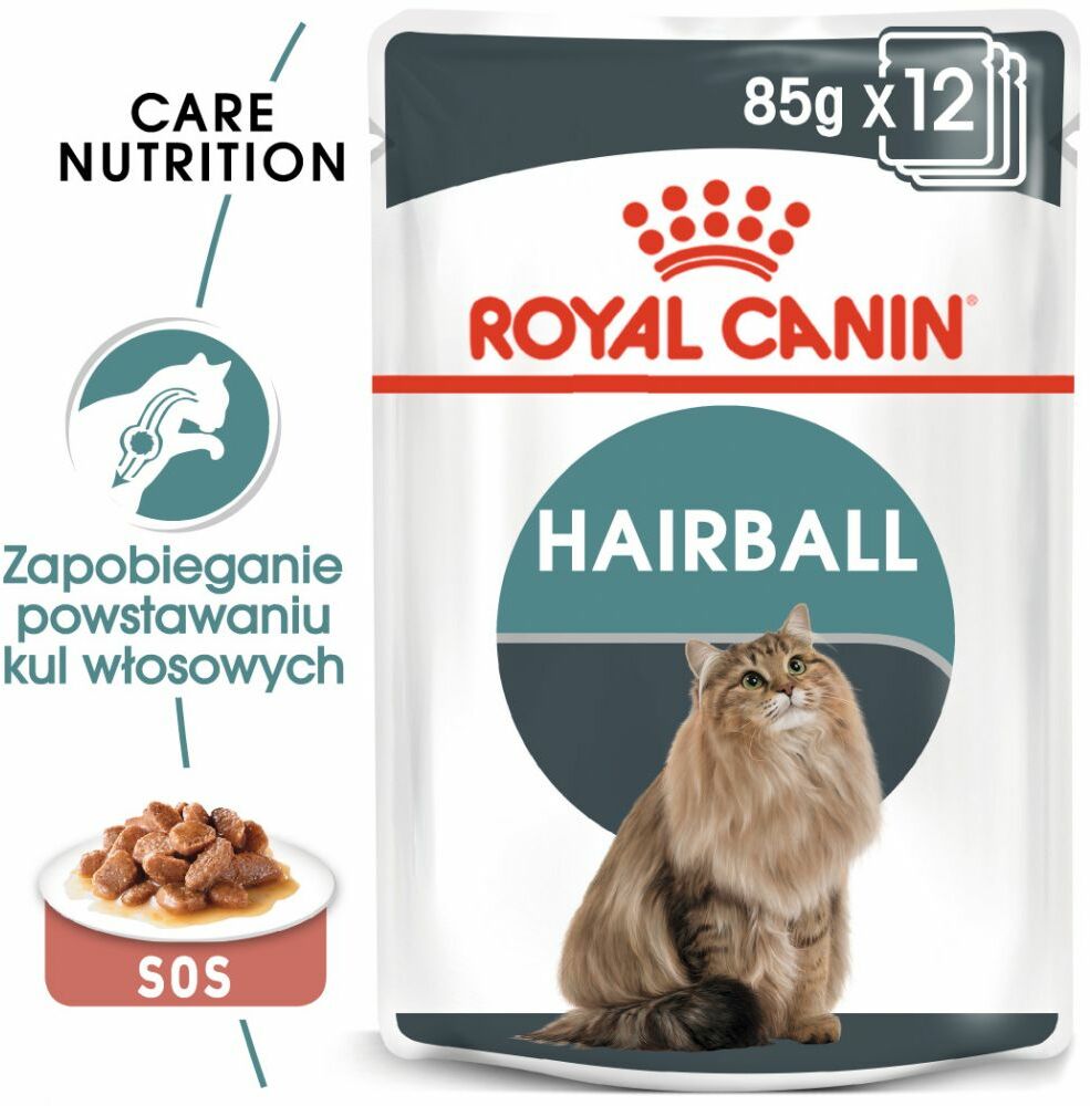 Royal Canin Hairball Care w sosie - 24 x 85 g